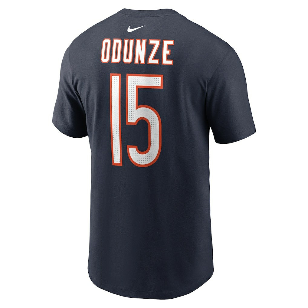 Rome Odunze Chicago Bears Name & Number T-Shirt - Navy | Nike outlet