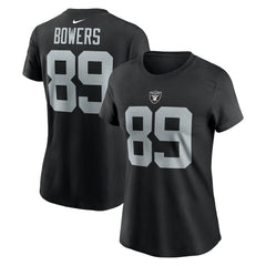 Brock Bowers Las Vegas Raiders Women's Player Name & Number T-Shirt - Black | Nike on sale