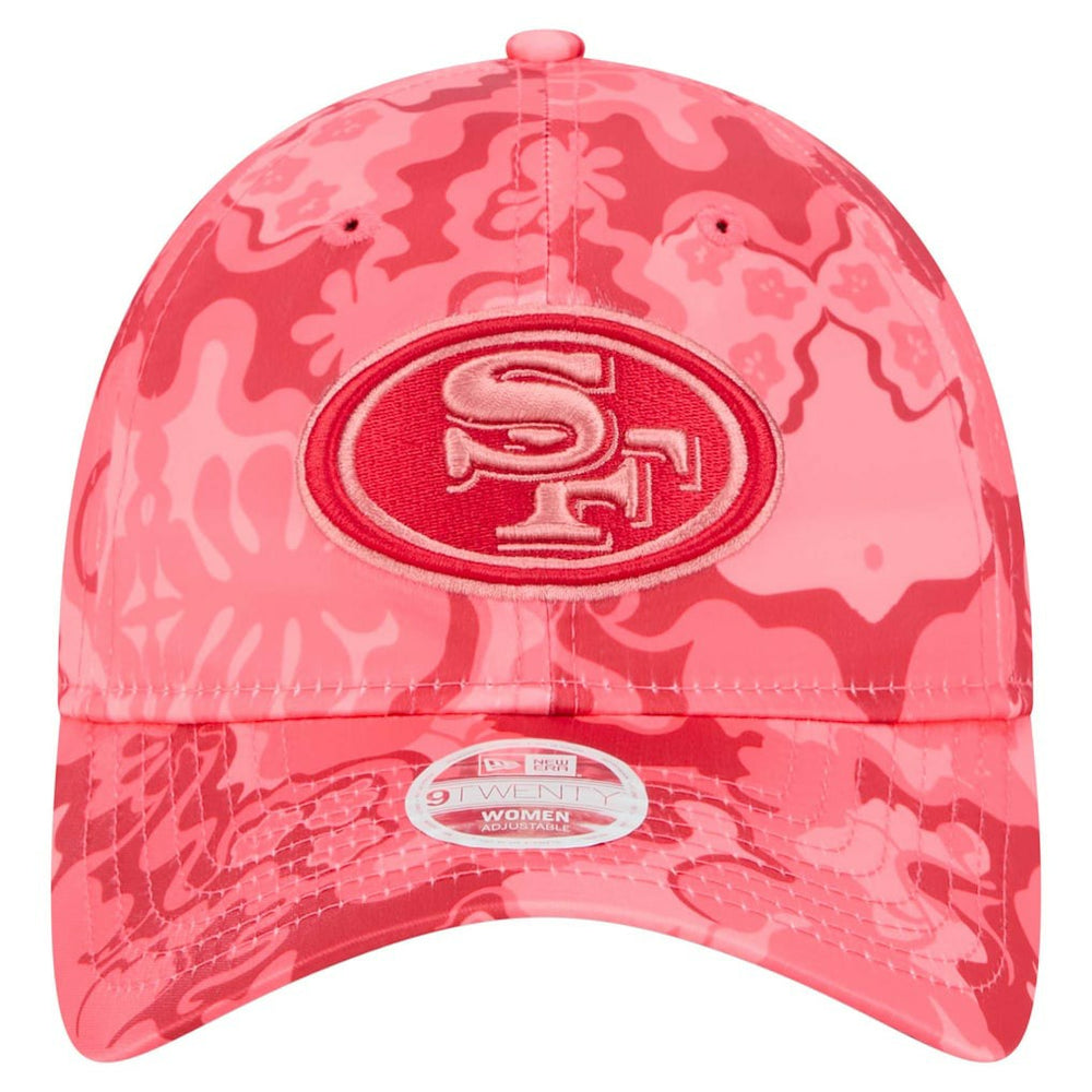San Francisco 49ers New Era Women's Trippy 9TWENTY Adjustable Hat - Scarlet discount