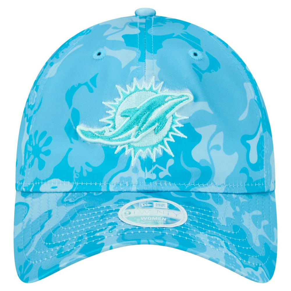 Miami Dolphins New Era Women's Trippy 9TWENTY Adjustable Hat - Aqua outlet