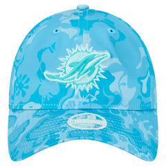 Miami Dolphins New Era Women's Trippy 9TWENTY Adjustable Hat - Aqua outlet