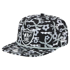 Las Vegas Raiders New Era Wakey Wakey Golfer Snapback Hat - Black cheap