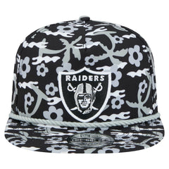 Las Vegas Raiders New Era Wakey Wakey Golfer Snapback Hat - Black cheap