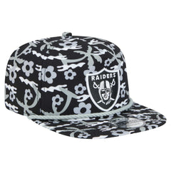 Las Vegas Raiders New Era Wakey Wakey Golfer Snapback Hat - Black cheap