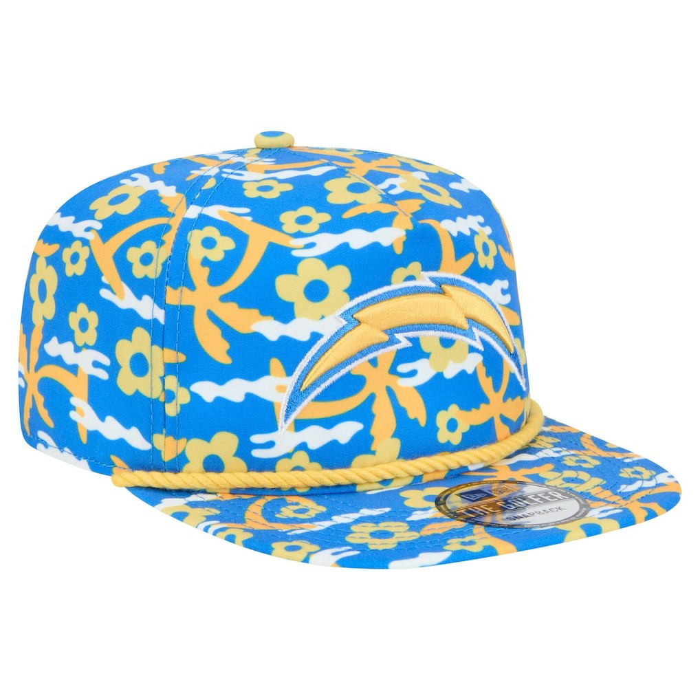 Los Angeles Chargers New Era Wakey Wakey Golfer Snapback Hat - Blue on sale