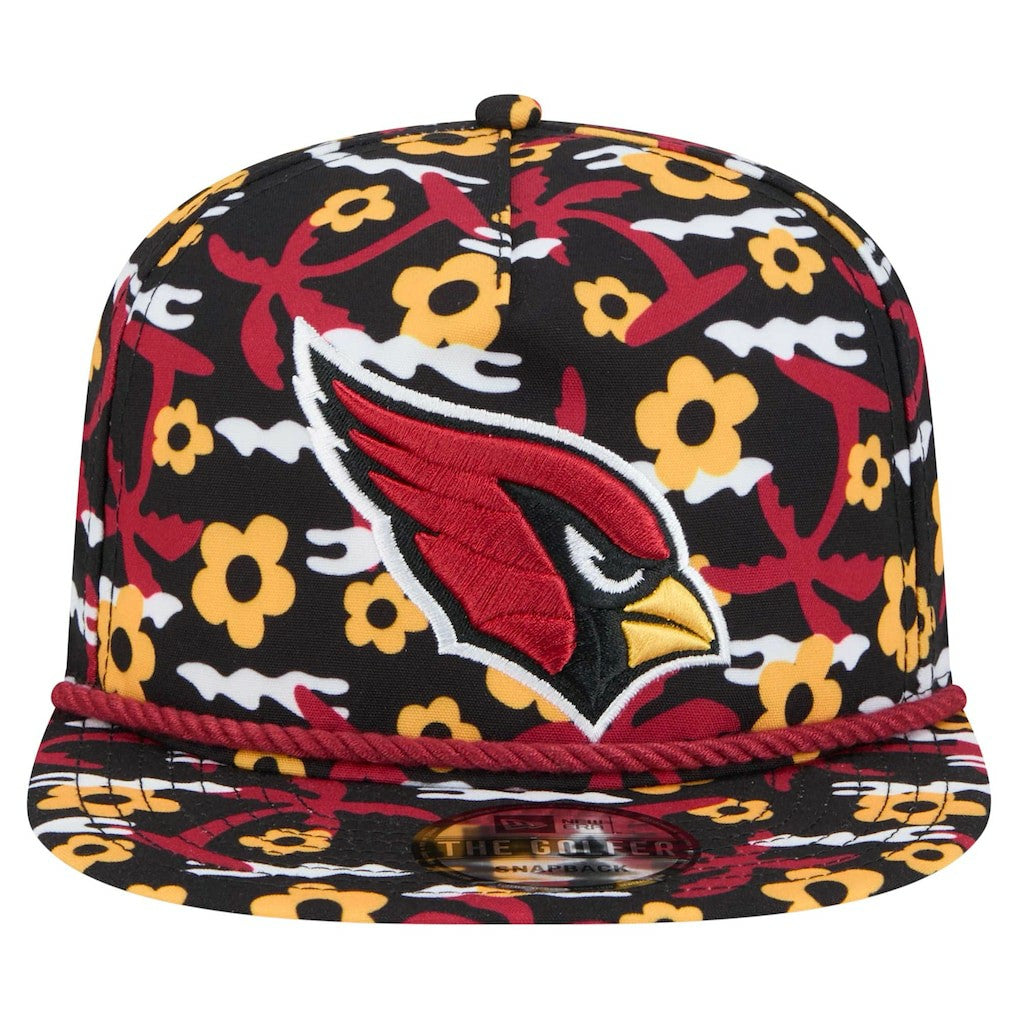 Arizona Cardinals New Era Wakey Wakey Golfer Snapback Hat - Black discount