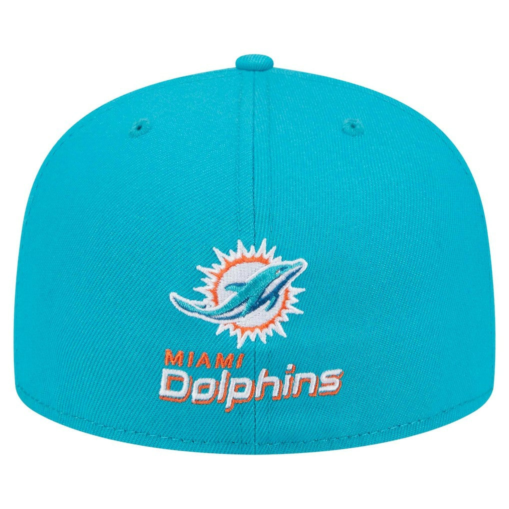 Miami Dolphins New Era Ransom 59FIFTY Fitted Hat - Aqua for sale