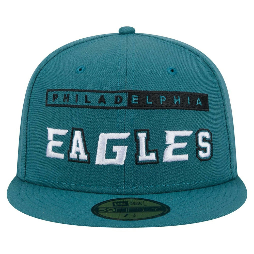 Philadelphia Eagles New Era Ransom 59FIFTY Fitted Hat - Midnight Green outlet