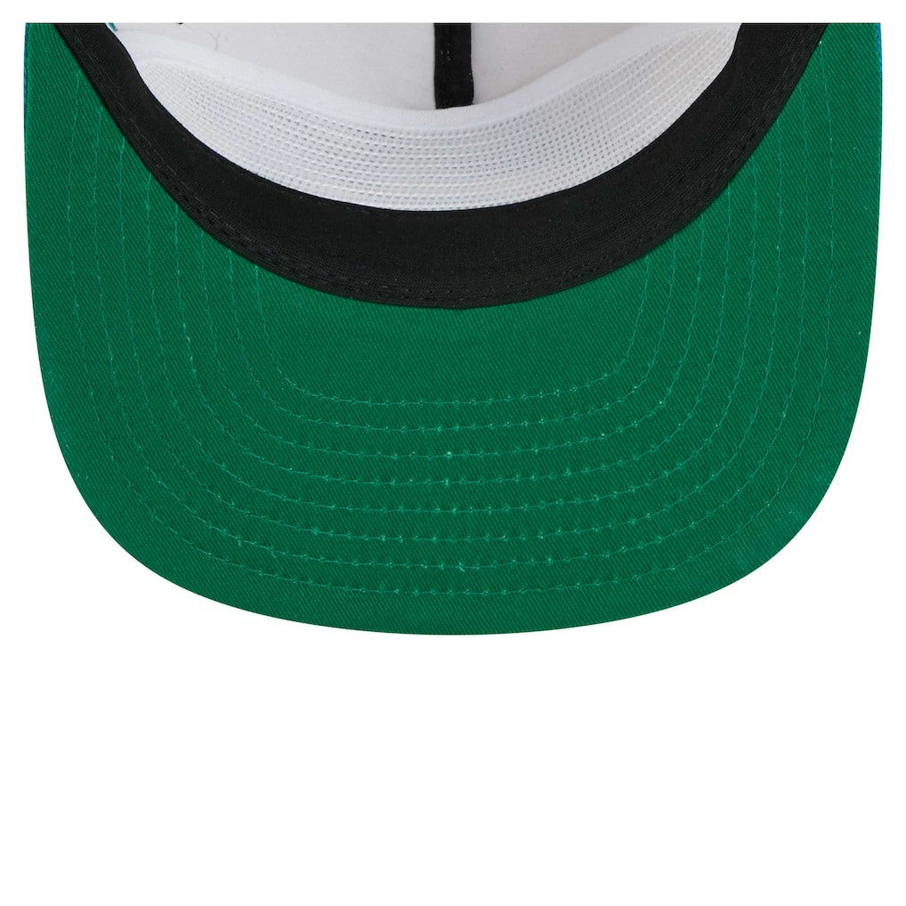 Jacksonville Jaguars New Era Athletic Golfer Snapback Hat - Stone/Teal cheap