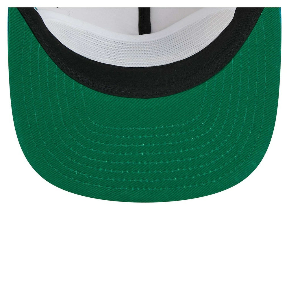 Jacksonville Jaguars New Era Athletic Golfer Snapback Hat - Stone/Teal cheap