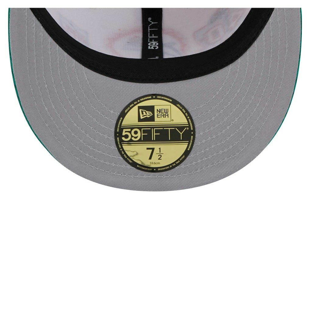 Miami Dolphins New Era Throwback Corduroy 59FIFTY Fitted Hat - Cream/Aqua online