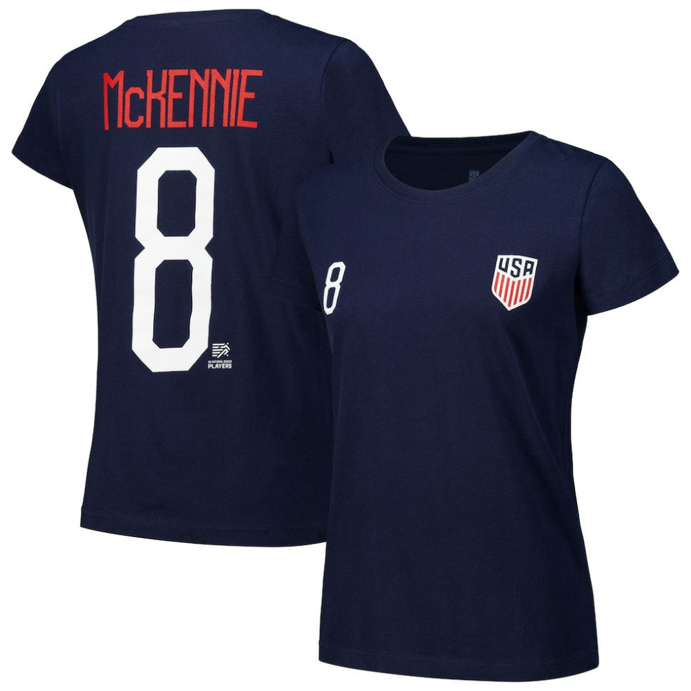 Weston McKennie USMNT Women's Name & Number T-Shirt - Navy discount