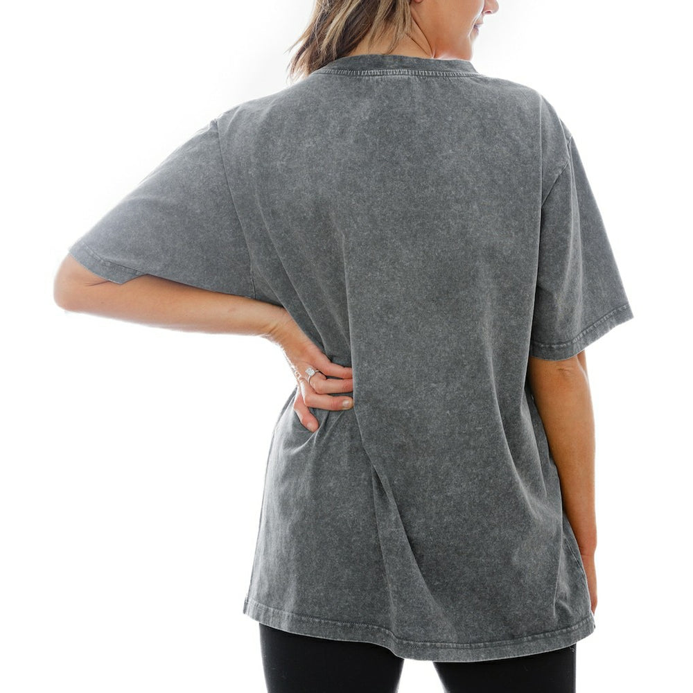 Houston Texans Gameday Couture Women's Tackle Titan Relaxed Fit T-Shirt - Gray online