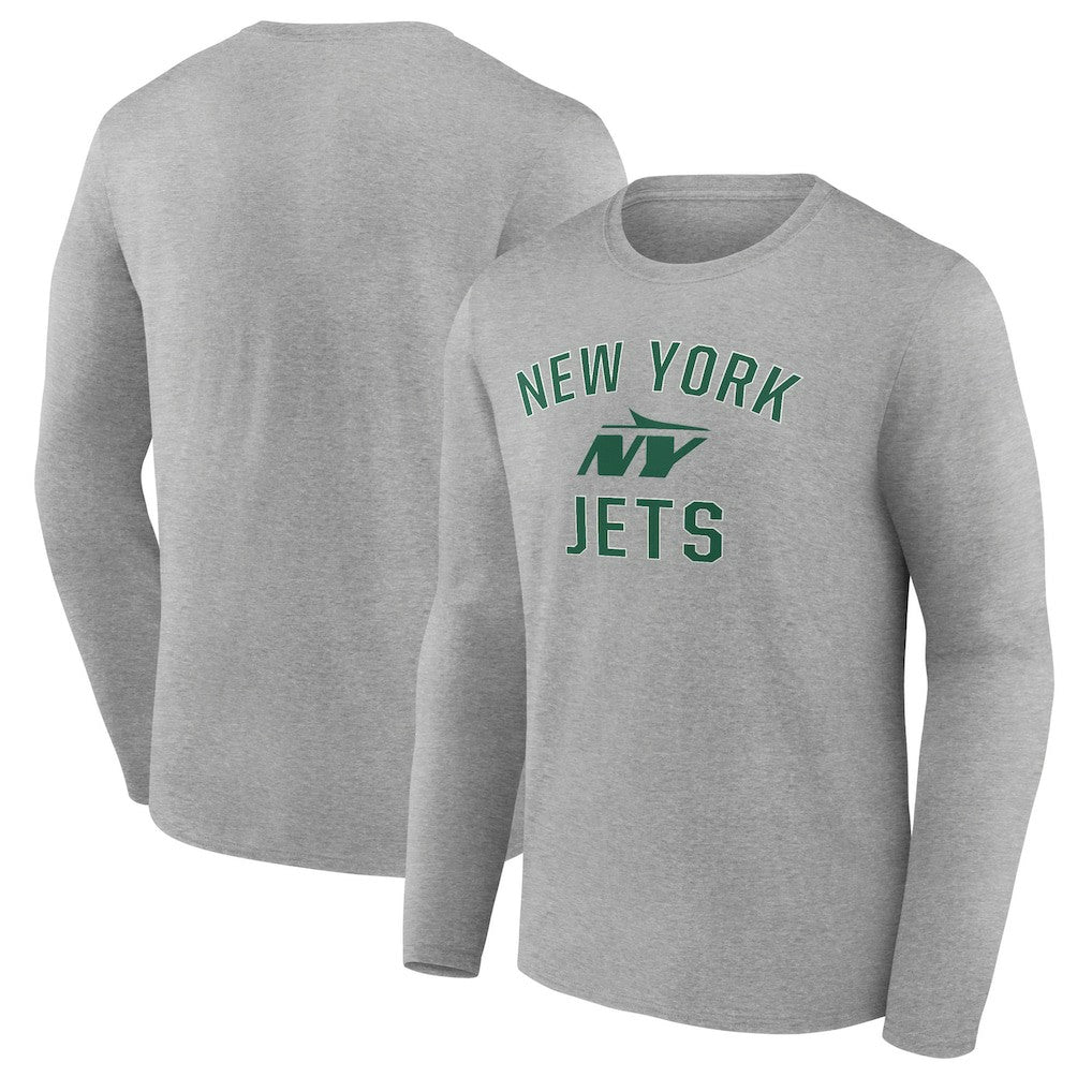 New York Jets Victory Arch Long Sleeve T-Shirt - Gray outlet