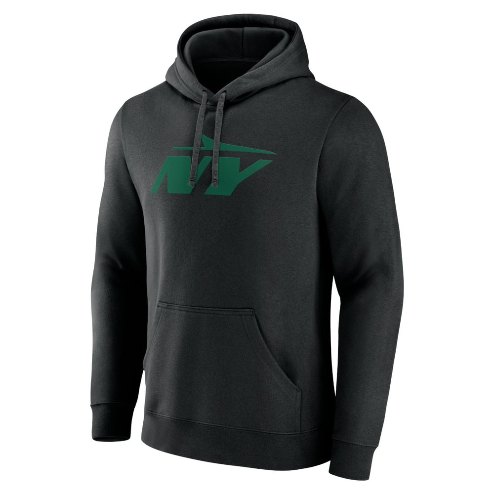 New York Jets Secondary Logo Pullover Hoodie - Black discount