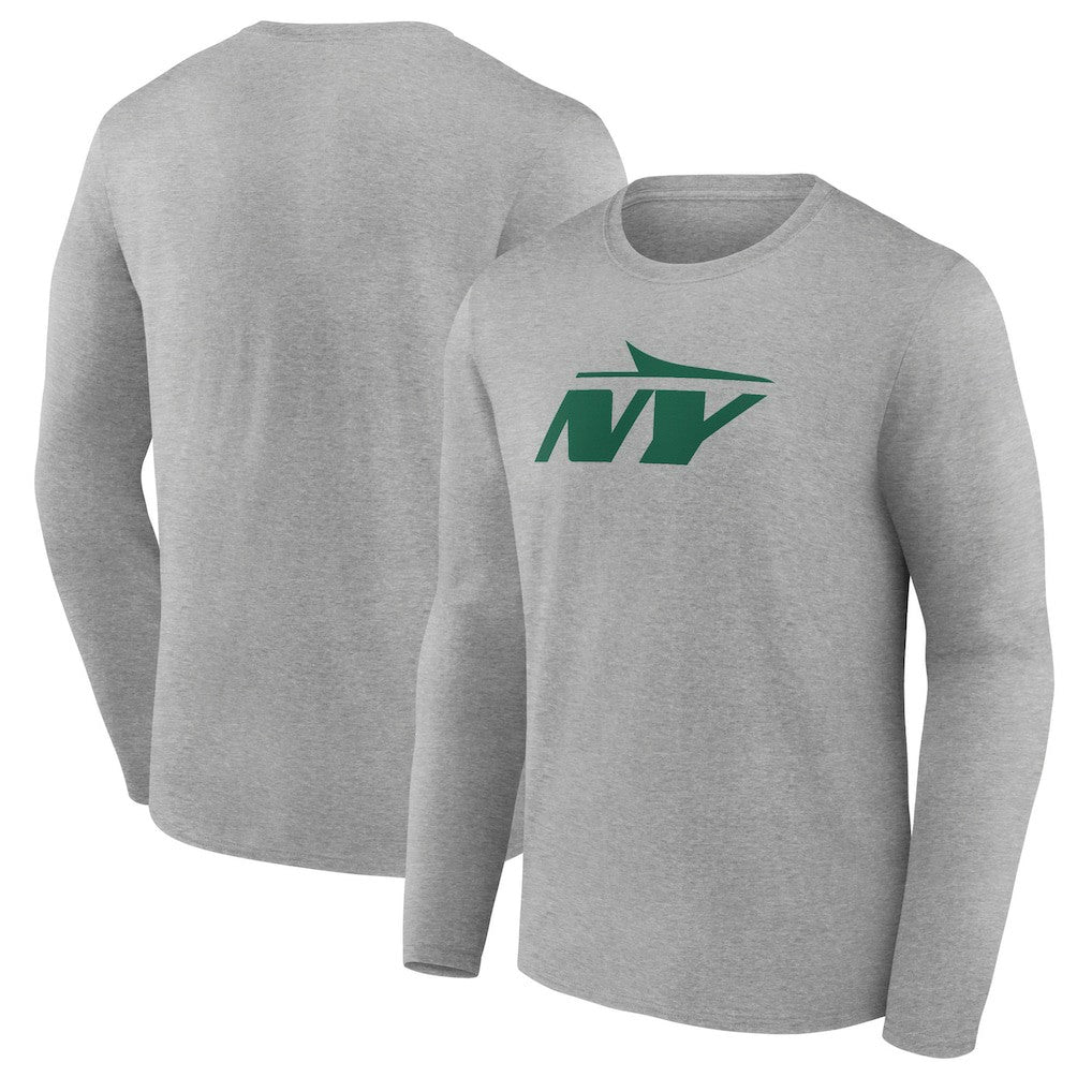 New York Jets Secondary Logo Long Sleeve T-Shirt - Gray on sale