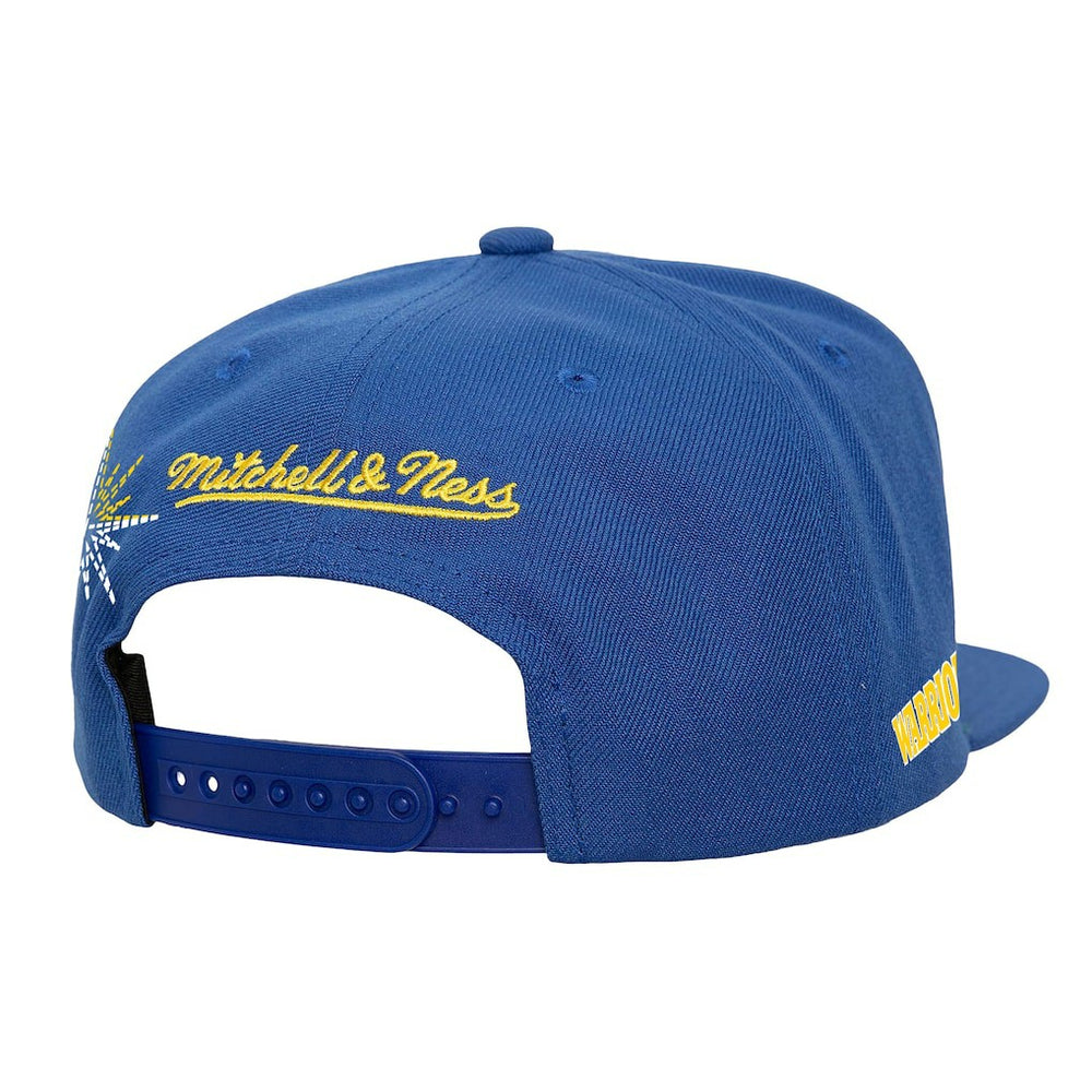 Golden State Warriors Starlight Snapback Hat sale - Royal | Mitchell & Ness sale