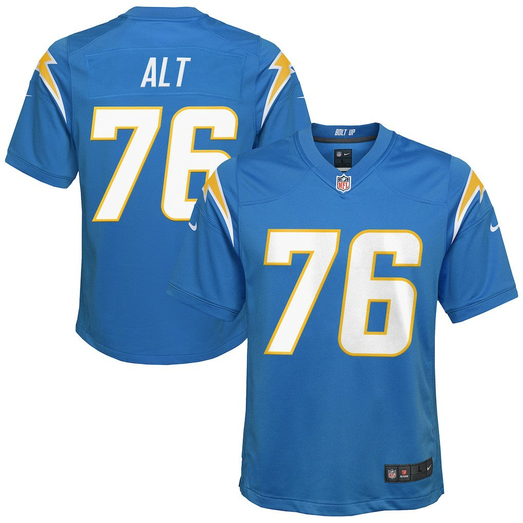 Joe Alt Los Angeles Chargers Youth Game Jersey - Powder Blue | Nike outlet