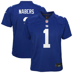 Malik Nabers New York Giants Youth Game Jersey - Royal | Nike sale