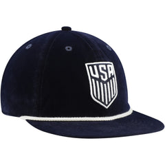 USMNT Unisex Snow Beach Corduroy Adjustable Hat - Navy for sale