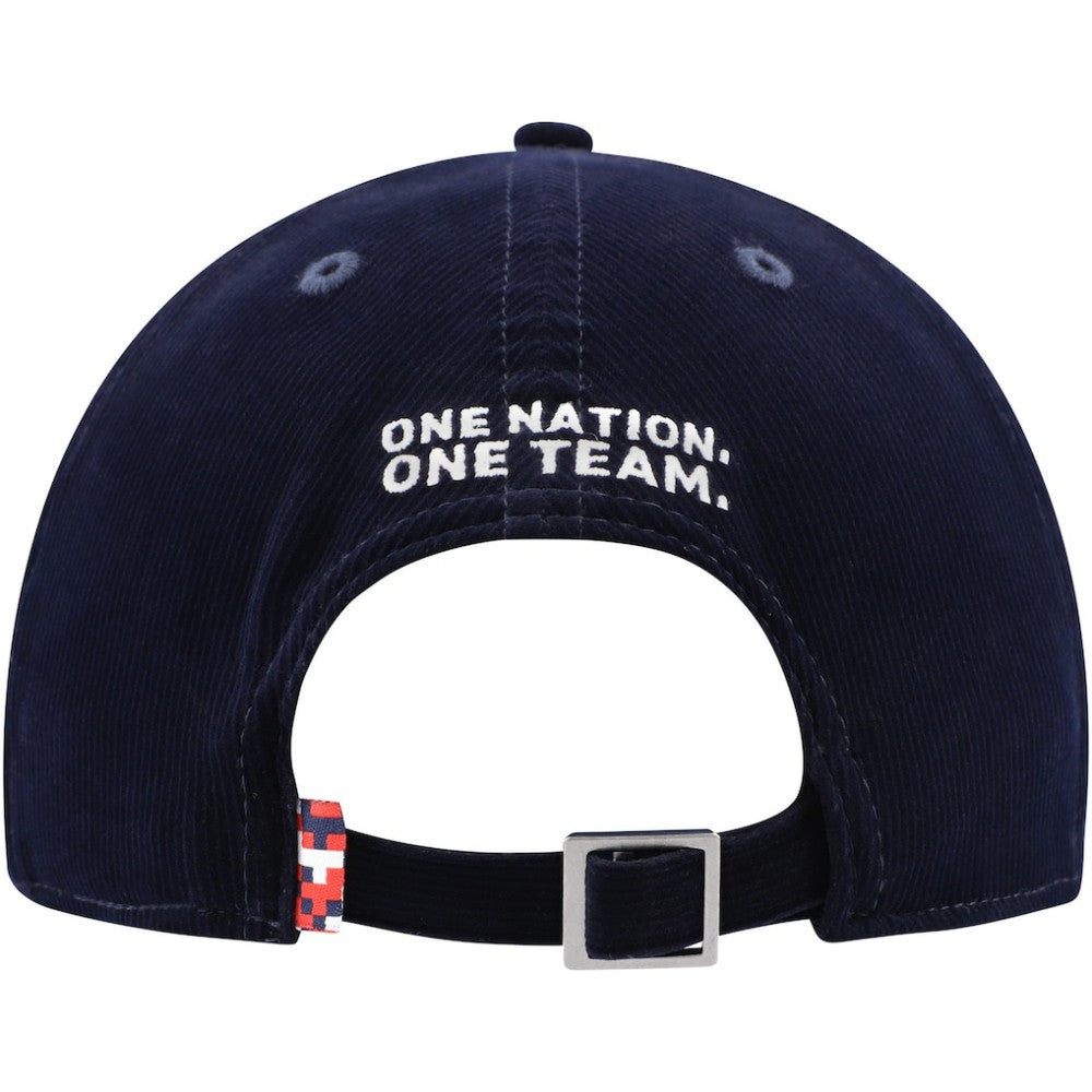 USMNT Unisex Snow Beach Corduroy Adjustable Hat - Navy for sale