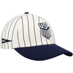 USMNT Fan Ink Unisex Yankee Adjustable Hat - White/Navy online