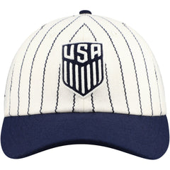 USMNT Fan Ink Unisex Yankee Adjustable Hat - White/Navy online