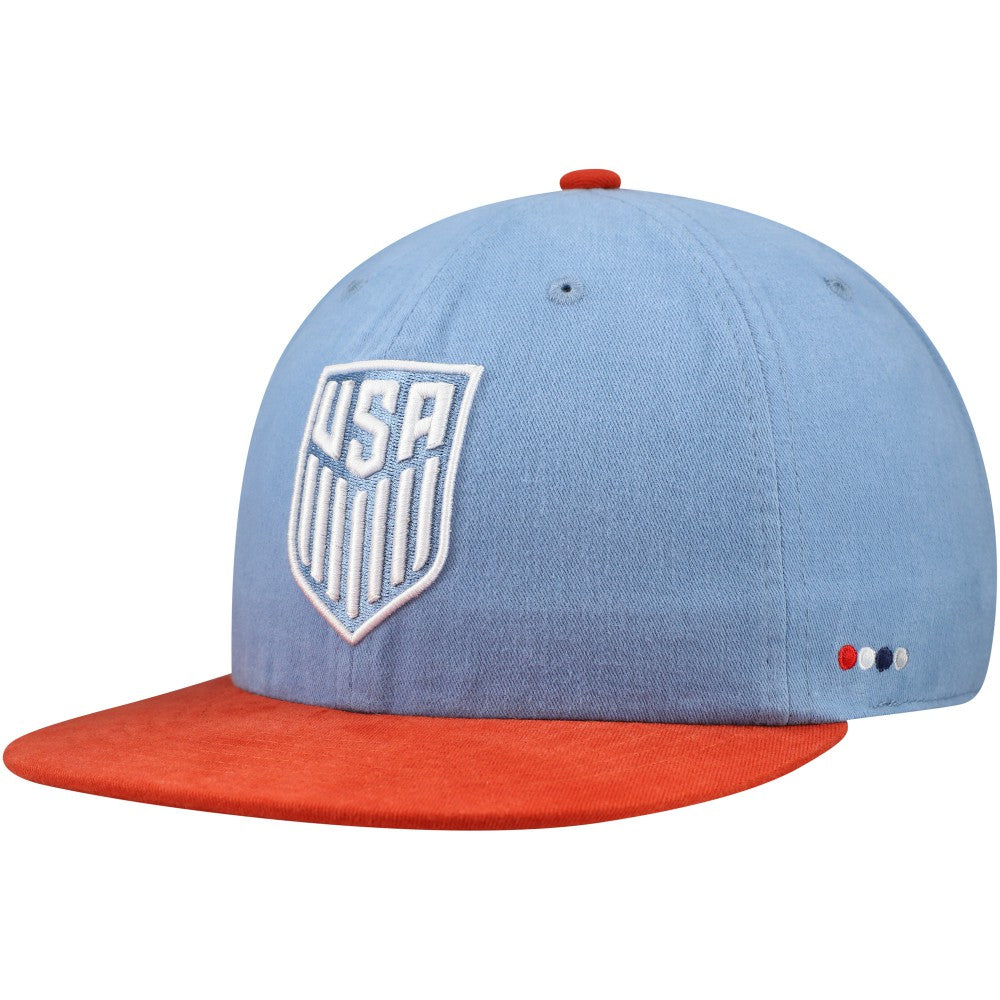 USMNT Unisex Swingman Adjustable Hat - Light Blue/Red sale