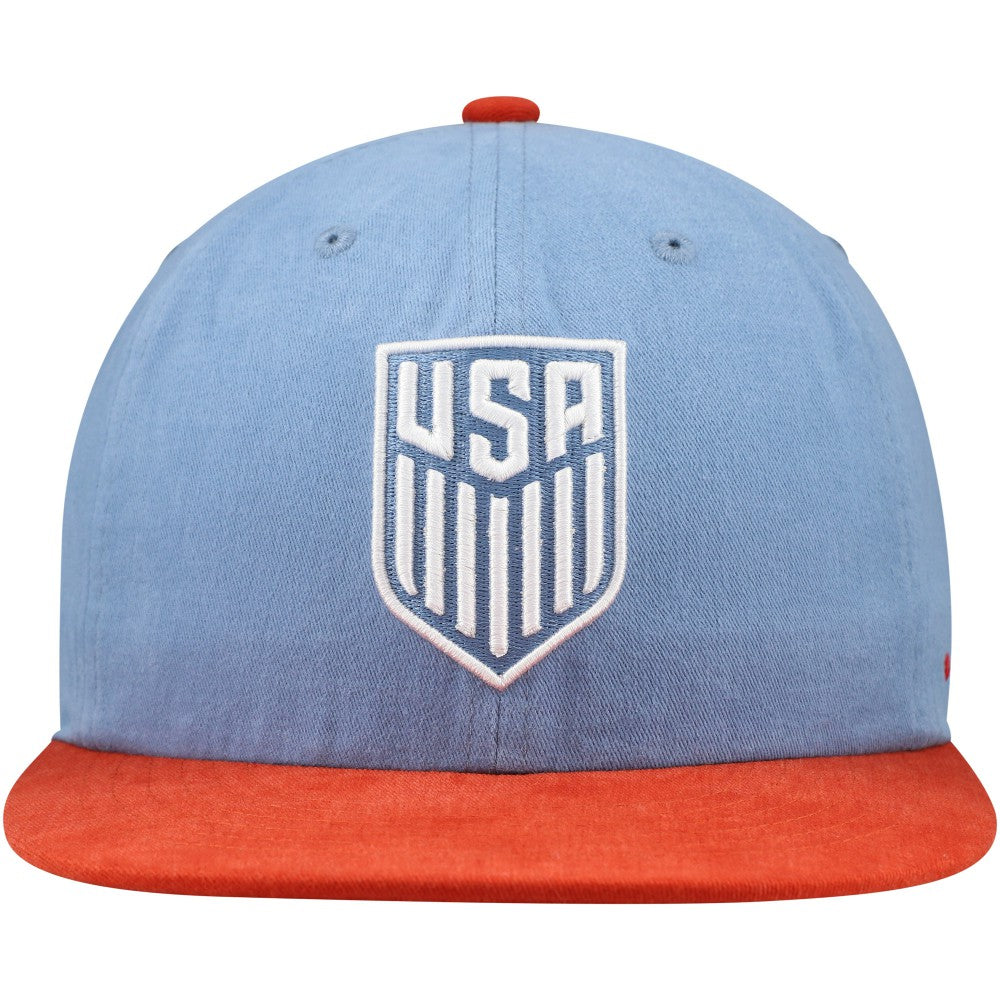 USMNT Unisex Swingman Adjustable Hat - Light Blue/Red sale