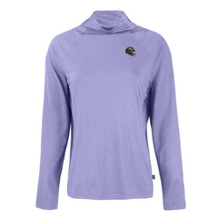 Baltimore Ravens Cutter & Buck Women's Coastline Epic Comfort Eco Recycled Funnel Neck Raglan Pullover Sweatshirt - Lavender outlet