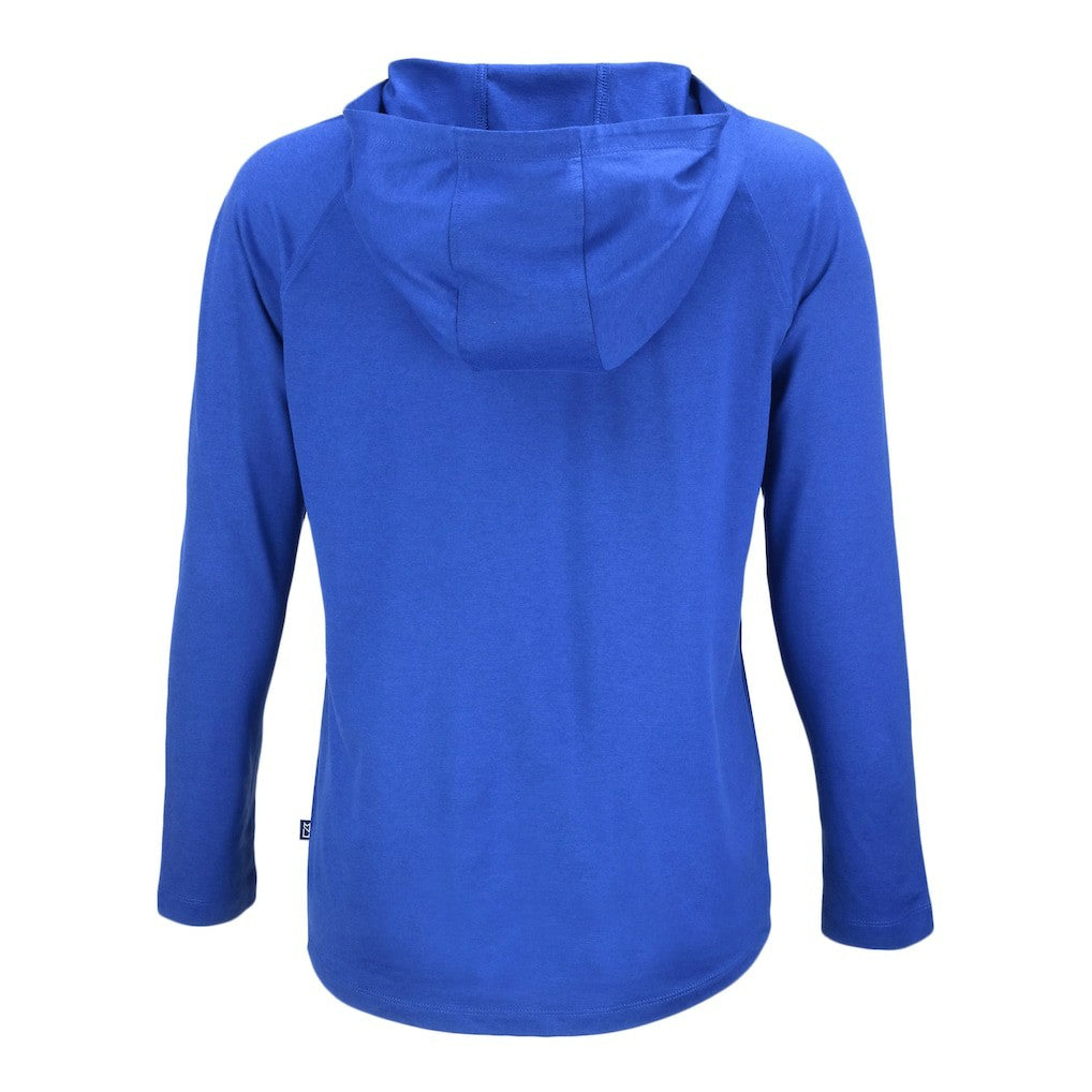 Indianapolis Colts Cutter & Buck Women's Coastline Epic Comfort Eco Recycled Raglan Pullover Hoodie - Blue discount