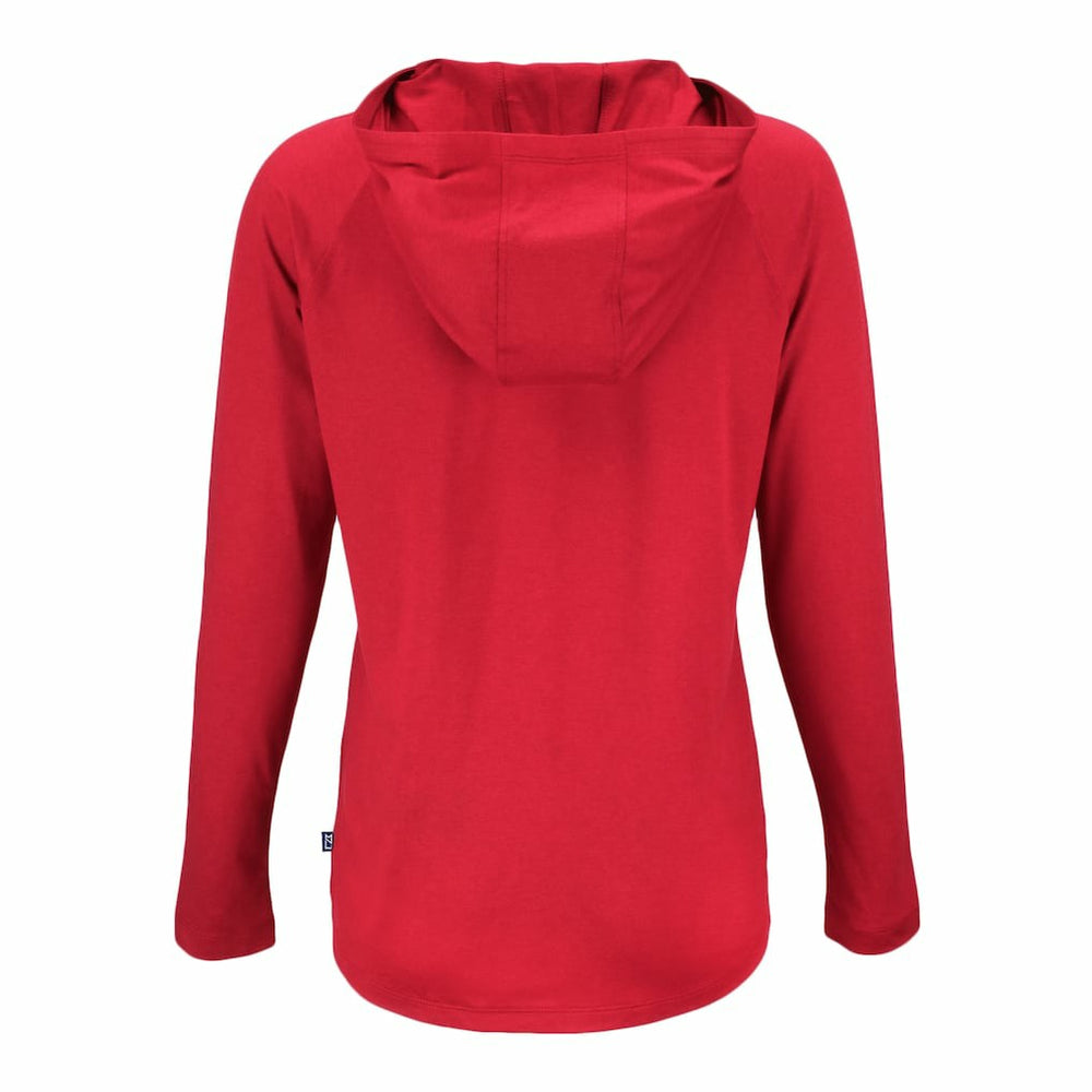 Kansas City Chiefs Cutter & Buck Women's Coastline Epic Comfort Eco Recycled Raglan Pullover Hoodie - Red discount