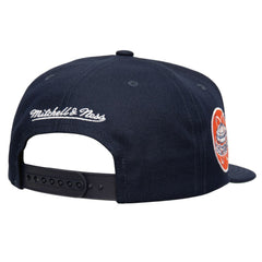 Houston Astros Double Up Snapback Hat - Navy | Mitchell & Ness