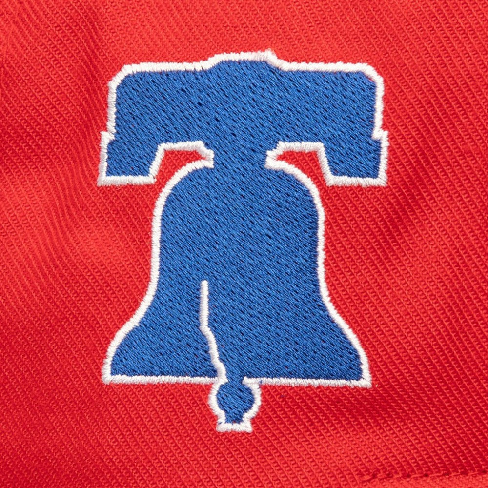 Philadelphia Phillies Double Up Snapback Hat - Red | Mitchell & Ness