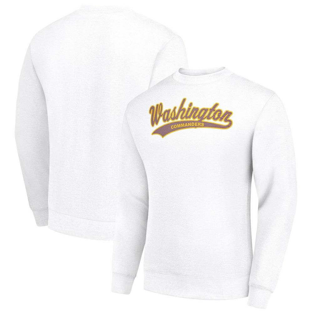 Washington Commanders Starter Tailsweep Team Graphic Tri-Blend Fleece Pullover Sweatshirt - White for sale