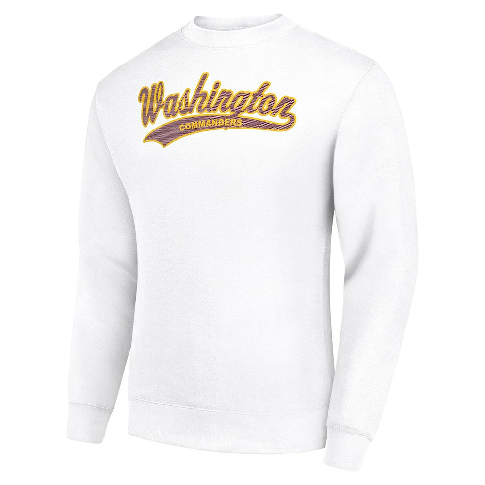 Washington Commanders Starter Tailsweep Team Graphic Tri-Blend Fleece Pullover Sweatshirt - White for sale