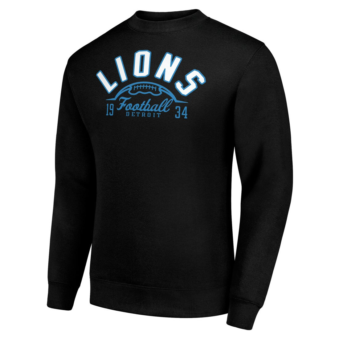 Detroit Lions Starter Half Ball Team Graphic Fleece Pullover Sweatshirt - Black discount