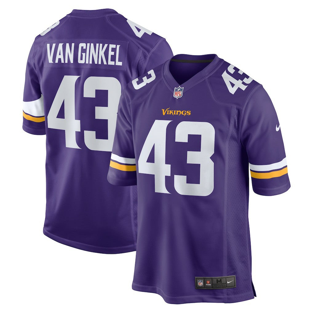 Andrew Van Ginkel Minnesota Vikings Team Game Jersey - Purple | Nike online