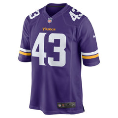 Andrew Van Ginkel Minnesota Vikings Team Game Jersey - Purple | Nike online