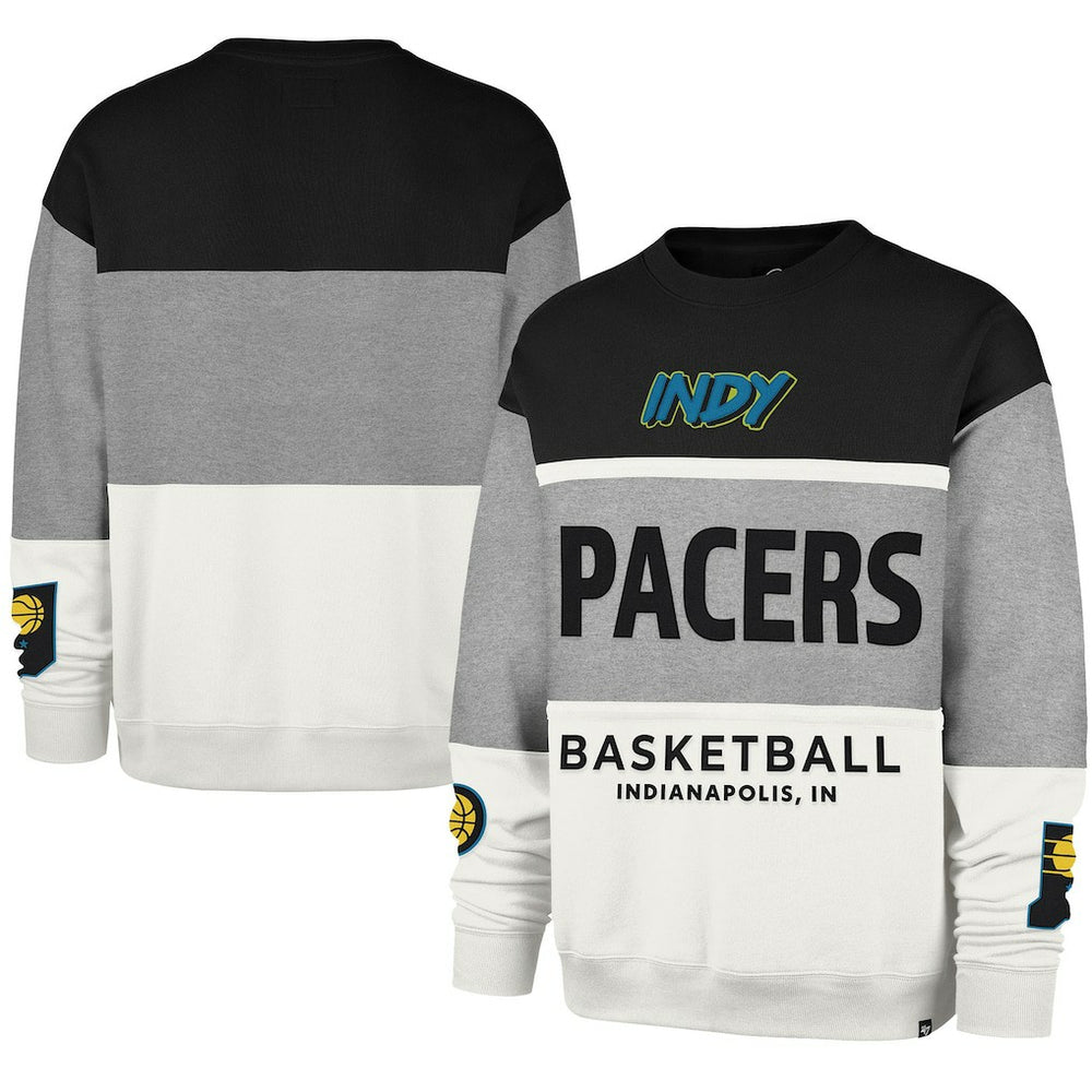 Indiana Pacers '47 Unisex 2024/25 City Edition On Five Maximalist Pullover Sweatshirt - Gray | 47 brand cheap