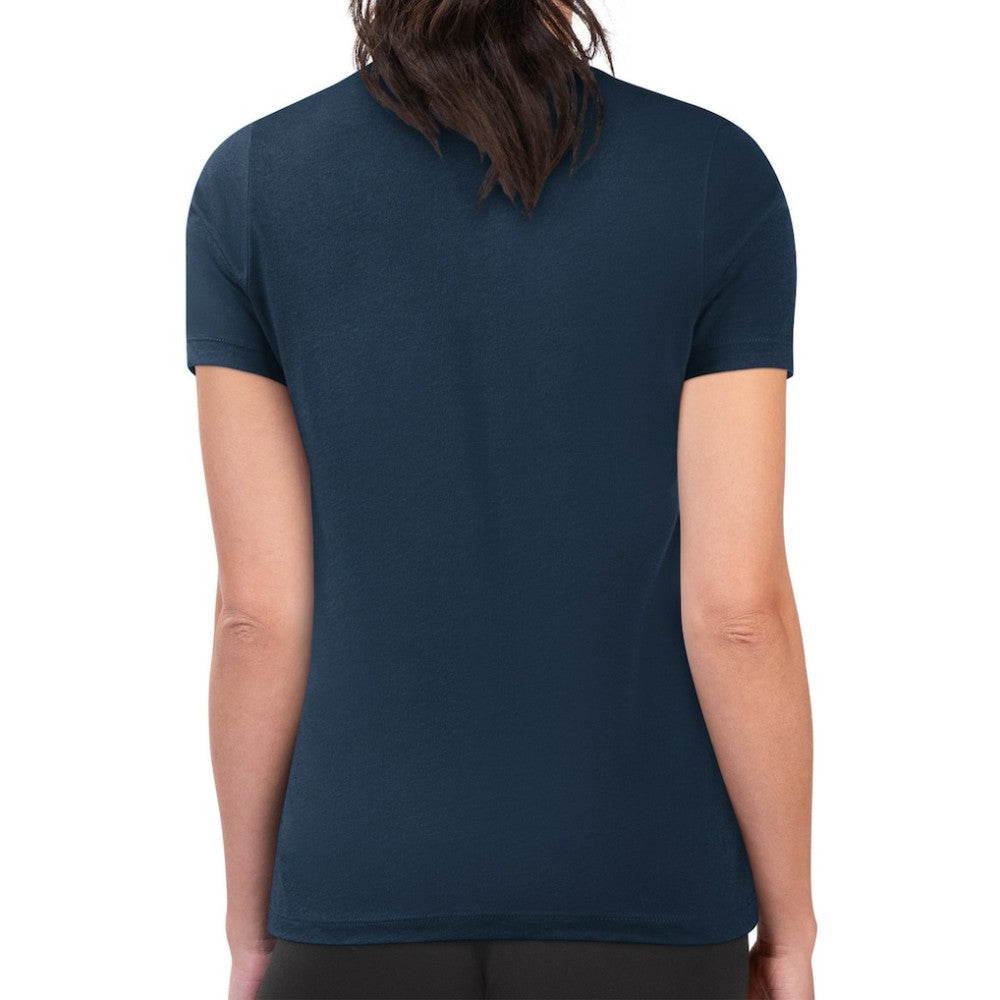 Seattle Mariners G-III 4Her by Carl Banks Women's Super-Slim Fit Lightweight Collage Team Graphic Crew Neck T-Shirt - Navy