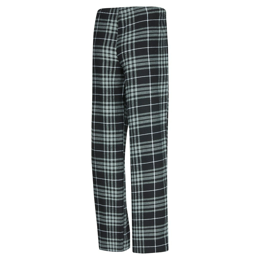 Brooklyn Nets Concepts Sport Women's Vector Top & Flannel Pants Sleep Set - Black/Gray discount