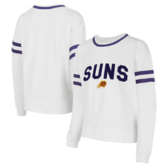 Phoenix Suns Concepts Sport Women's Borough Pullover Sweatshirt - White online