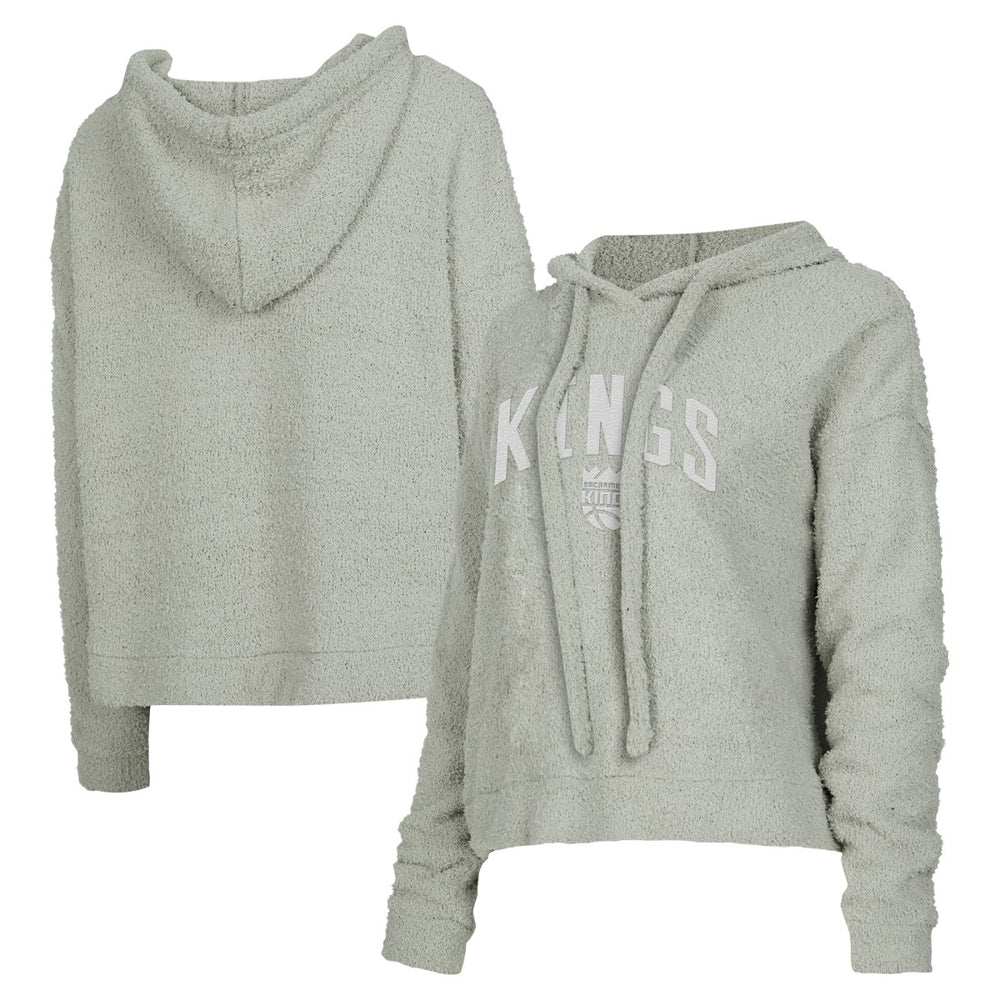 Sacramento Kings Concepts Sport Women's Ventura Comfy Pullover Hoodie - Gray shop