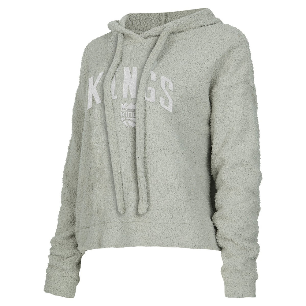 Sacramento Kings Concepts Sport Women's Ventura Comfy Pullover Hoodie - Gray shop