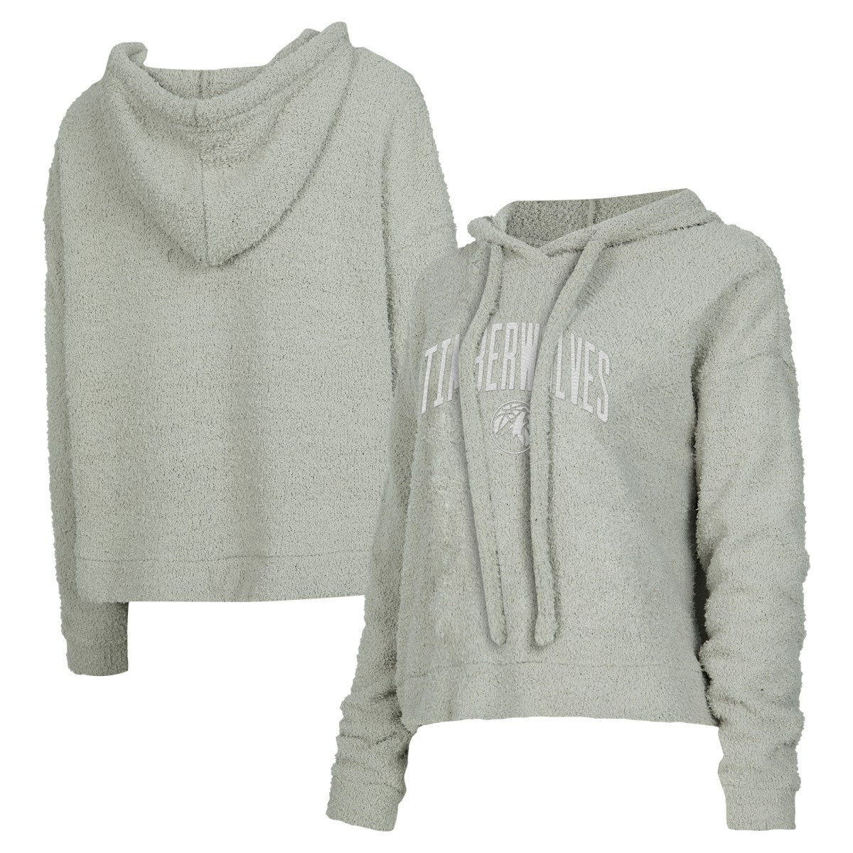 Minnesota Timberwolves Concepts Sport Women's Ventura Comfy Pullover Hoodie - Gray for sale