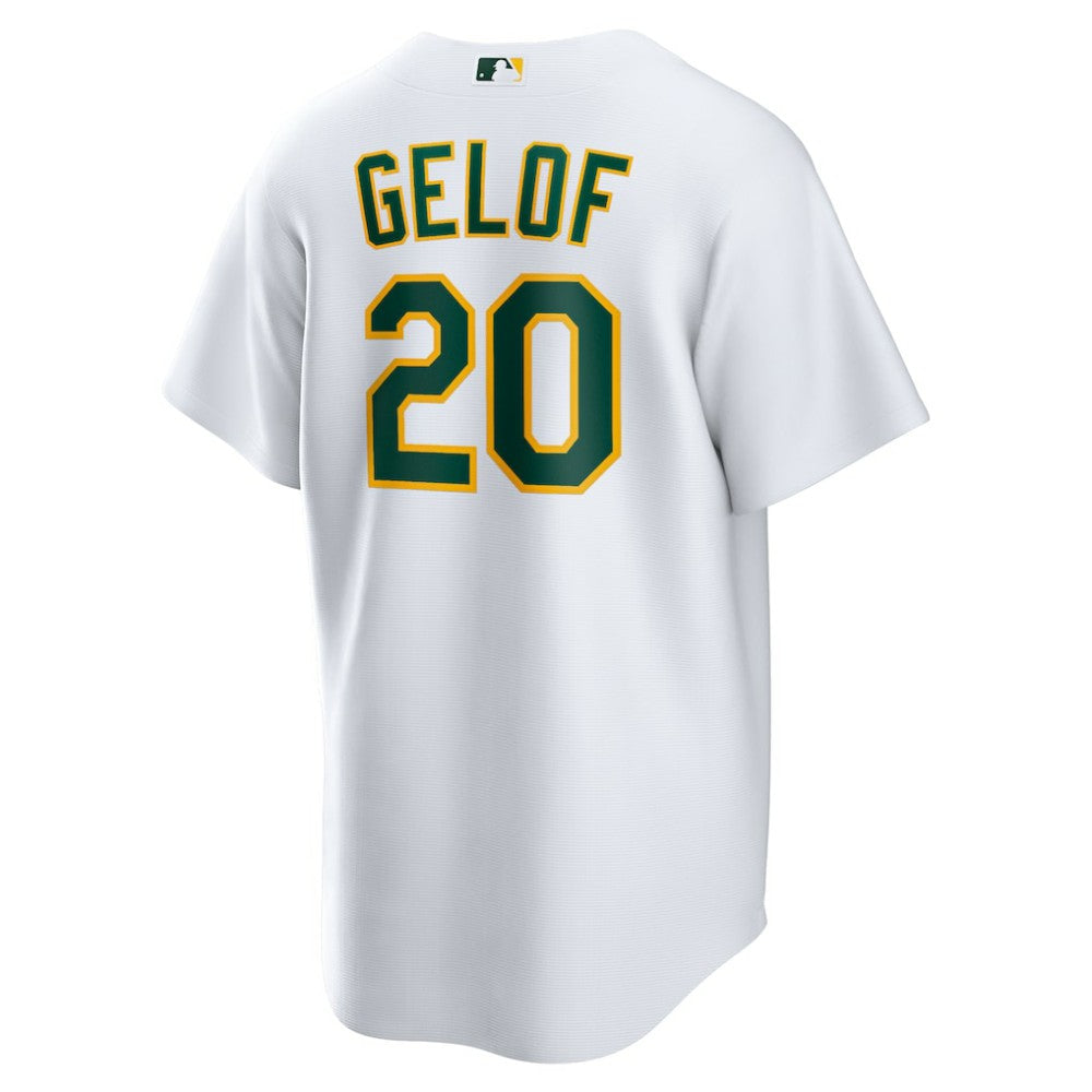 Zack Gelof Athletics Home Replica Jersey - White | Nike
