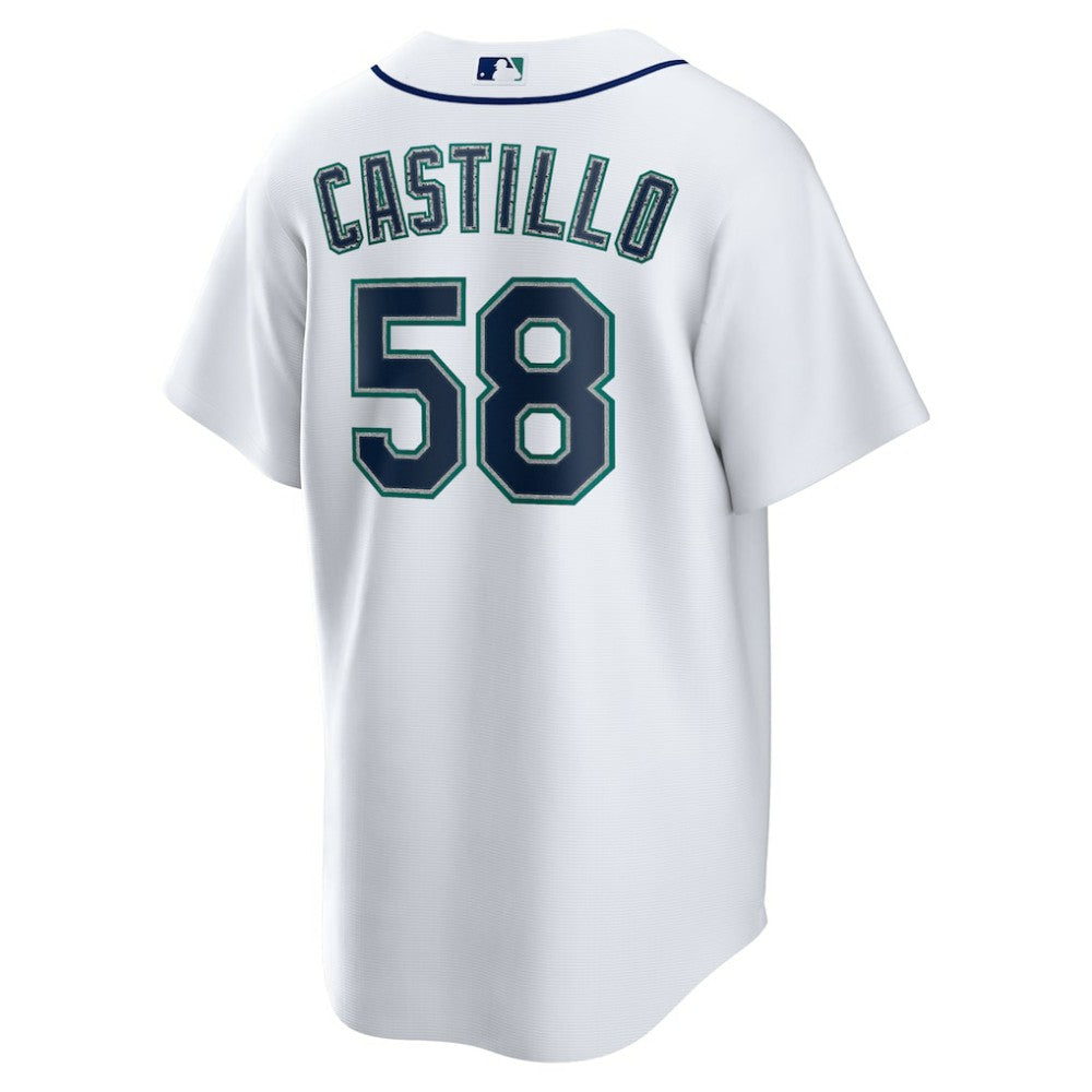 Luis Castillo Seattle Mariners Home Replica Jersey - White | Nike