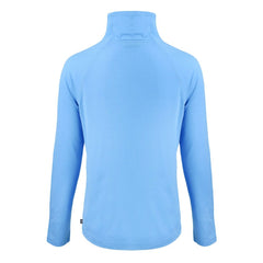 Philadelphia Phillies Cutter & Buck Women's Cooperstown Collection Coastline Epic Comfort Eco Recycled Funnel Neck Raglan Pullover Top - Powder Blue