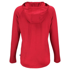 Boston Red Sox Cutter & Buck Women's  Coastline Epic Comfort Eco Recycled Hoodie Raglan Long Sleeve T-Shirt - Red